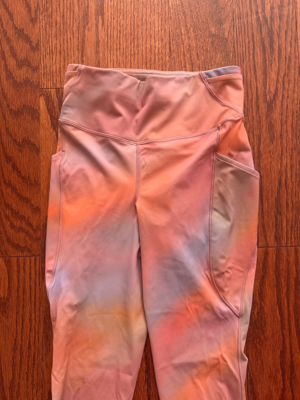 Lululemon Fast & Free HR 28” 5 Pocket Tights Leggings Sz 6 Chroma Drift Multi! - Picture 4 of 8